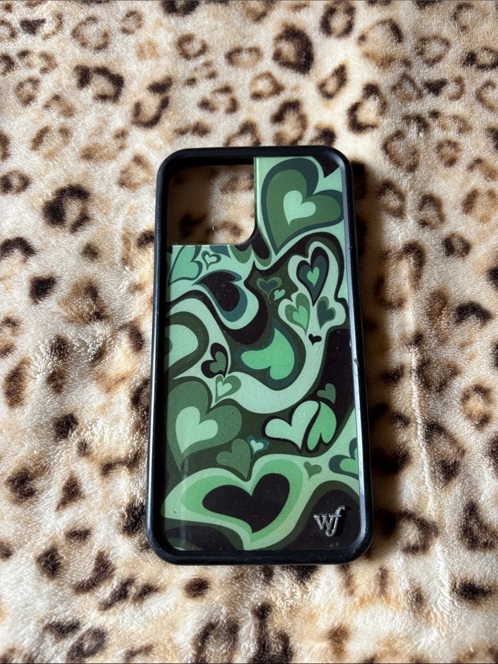 Wildflowers Green Heart Swirl Phone Case